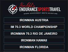 Tablet Screenshot of endurancesportstravel.com